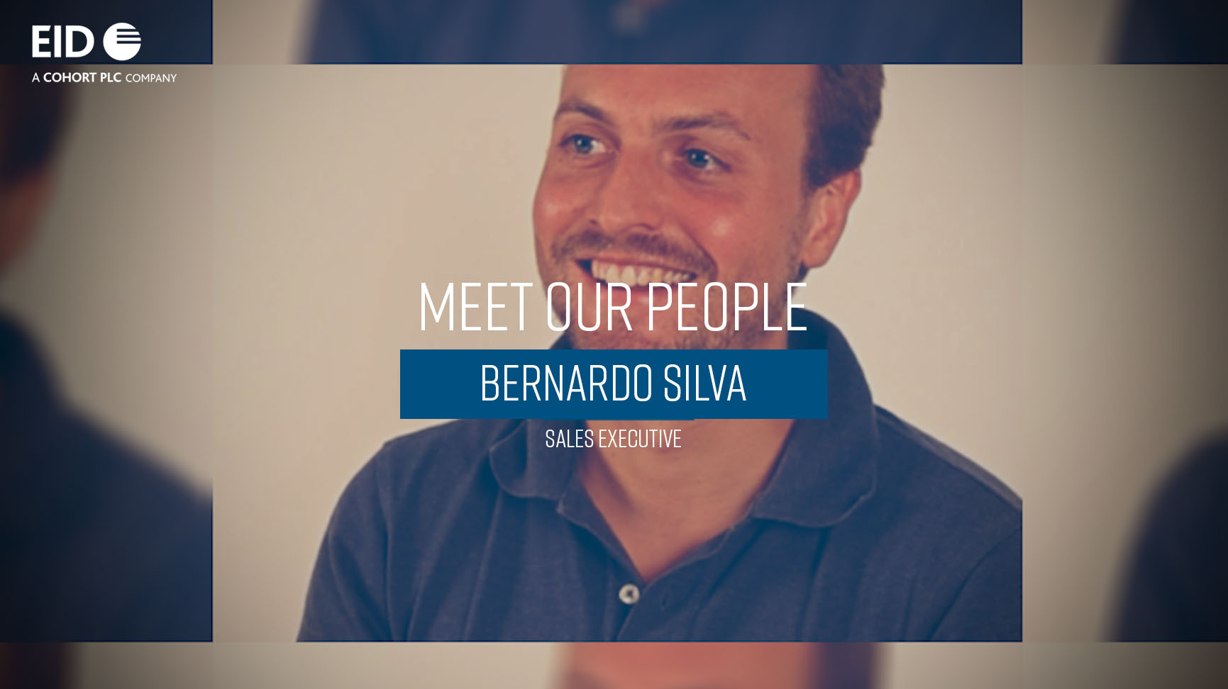 Bernardo, EID team member working in international defence business development